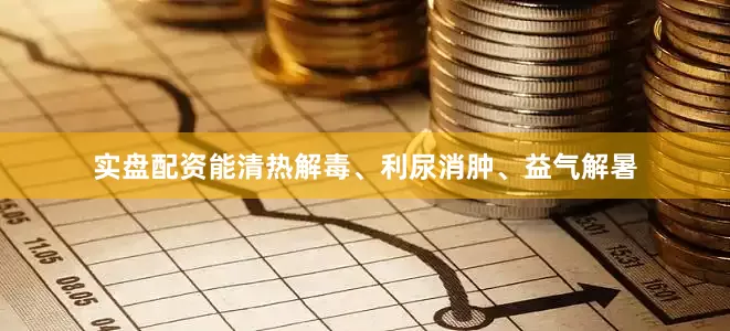 实盘配资能清热解毒、利尿消肿、益气解暑